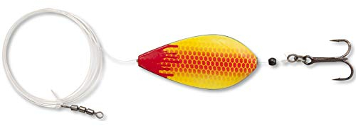 Quantum Magic Trout Fat Bloody Inliner 8g - Forellenblinker, Farbe:rot/gelb