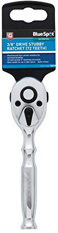 BlueSpot Tools 02019 Knarre mit 3/8-Zoll-Antrieb, 72 Zähne