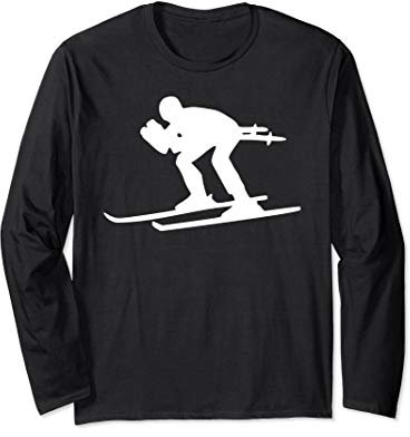 Alpin Ski Rennläufer Langarmshirt