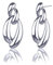 Sincera Schmuck Damen Ohrringe Edelstahl Silber