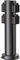 ledscom.de Garten Colonne de Prises de Courant PORU pour l'extérieur, IP44, 4X, Acier Inoxydable, Noir, Rond, 39 cm