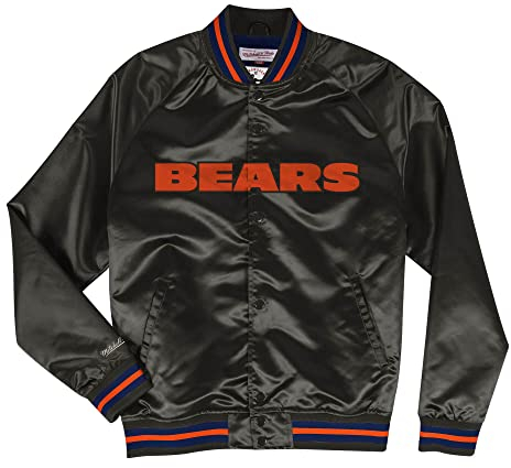 Mitchell & Ness NFL Lightweight Satin Jacket - Chicago Bears, L