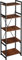 TecTake® Scaffale Stile Industriale, Scaffale Porta Libri, Libreria Moderna, Scaffale Libreria Verticale con 5 Ripiani, Regolabile, Dispositivo Anti-Caduta - Legno Industriale Scuro, Rustico
