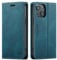 LOLFZ Wallet Case for iPhone 13 Mini, Magnetic Flip Leather Case with RFID Block Card Slots Kickstand Shockproof Protective Cover Compatible with iPhone 13 Mini 5.4 Inch - Blue