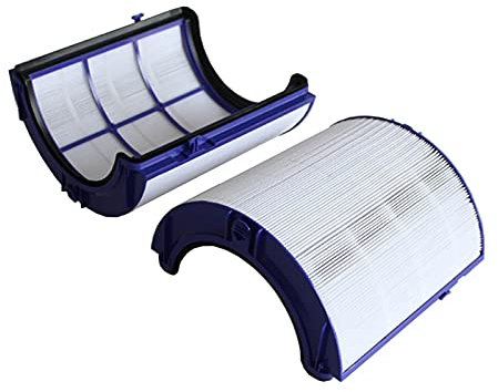 Cfty Luftreiniger-Filterelement Kohlefilter kompatibel mit TP04 / HP04/ DP04/ TP05/ HP05 Reines kühles HEPA- Reiniger 360-Grad-Filtersystem Ersatzfilter(Army Green)