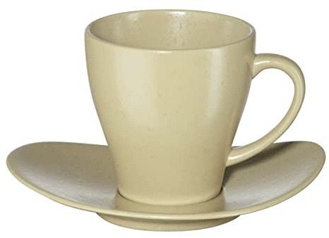 ASA 1224415 CUBA panna Tasse mit Untertasse 0,2 l (1 Stück)