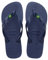 Havaianas - Top Brasil, Infradito Comode, Resistenti e Leggere con Suola Antiscivolo, Bandiera del Brasile sulle Strisce, Unisex Adulto, Navy Blue, 35/36 EU
