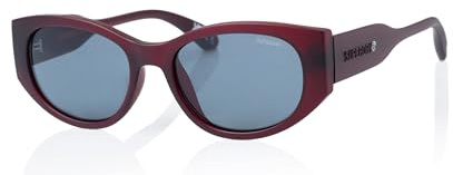 Superdry SDS 5007 Women's Sunglasses163 Red Crystal/Solid Blue Smoke