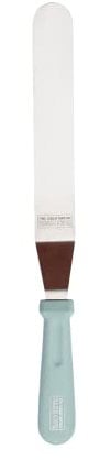 The Great British Bake Off Palette Knife for Baking Decorating Offset Spatula for Icing Cakes on Stands, Stainless Steel Blade & Bakelite Handles, Official GBBO Branding, Duck Egg Blue