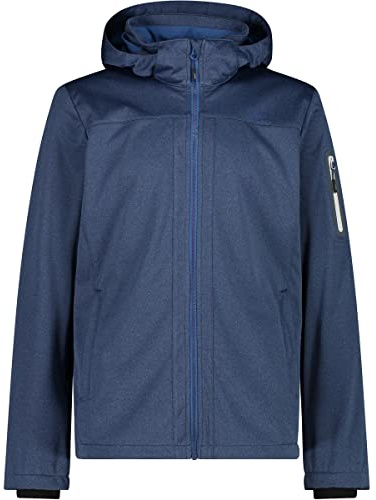 CMP Herren Light Softshell Melange Jacke, b.Blue Mel.-Dusty Blue, 58
