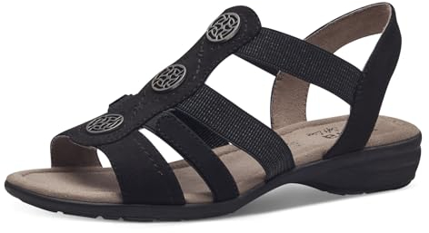 Tamaris Comfort Bottes Femme avec Semelle Amovible, déperlantes, Noir (Nappa Noir), Taille 42 EU