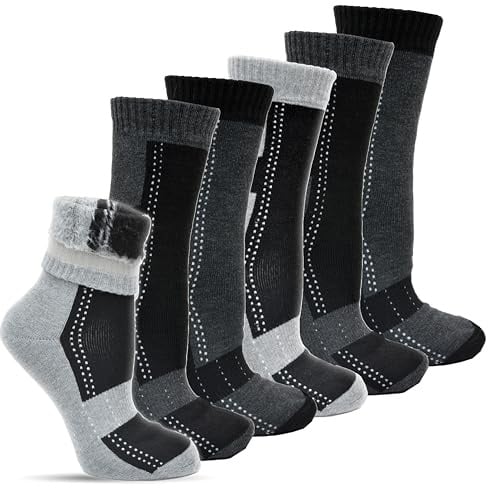 Frostfighter Herren Thermosocken (6x Paar) Winter Strümpfe Vollfrottee Innenfutter dicke warme Socken