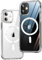 ONES für iPhone 12 Mini Hülle, Hybrid Magnetisch Handyhülle, kompatibel mit MagSafe, Militärnorm Schutz, stoßfester Airbag, Anti-gelbe Silikonhülle, Kratzfest, dünne, transparent