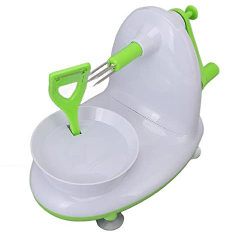 Apfelschäler mit Edelstahlklinge, Robustes ABS-Material, 210 x 155 x 120 mm, Effiziente Bedienung für Obst in der Heimküche