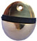 Haven Heritage Door Stoppers, Brass Door Stop, Floor Mounted Oval Dome Door Stop Stopper, Brass Oval Door Stop Door, Stoppers for Floor, Half Moon Stopper - Brass