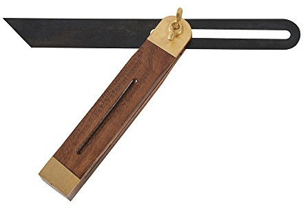 Schmiege 230 mm mit Holzgriff Zimmermannswinkel Anschlagwinkel verstellbar Winkelschmiege