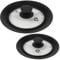 URBNLIVING 2pcs Universal Silicone & Glass Lid for Cooking Pans, Pots & Skillets Diameter Fits 16/18/20/24/28cm - Compatible with Various Cookware Sizes