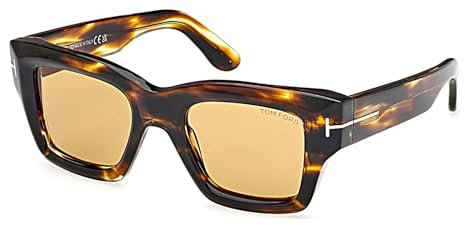 Tom Ford Unisex Adulto Ilias Gafas, Dark Havana, 50