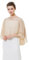 BEAUTELICATE Cape Boléro en Mousseline de Soie De Femme Châle Étole Elégant Transparent pour Mariage Soirée Cérémonie Femme Mariée Demoiselles d'honneur, Style Court - Champagne