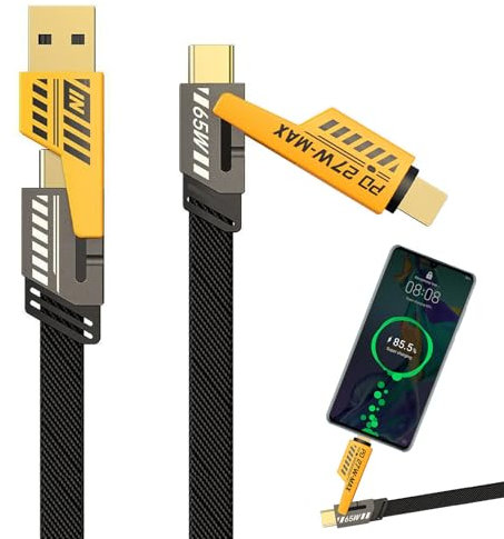 Bettinay Usb C Charging Cables for Multiple Devices, with USB Type C for iPhone Airpods iWatch iPad Pro Air Samsung S24 S23 S22 MacBook