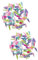 KONTONTY 20 Stk Einhorn- -Requisite Einhornhorn selber machen Cosplay-Horn Basteln Sie Einhornhörner Einhorn-Horn-Partygeschenk DIY-Horn Reize einhorn kopfschmuck Cosplay-Versorgung