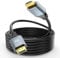 HDMI Cable 15 FT, 4K Shielded HDMI Computer TV Cord Male to Male with Ethernet/ARC, 3D, HDR, HDCP 2.2, Support 4K@60Hz 2K@120Hz for Game, Computer, Monitor, TV, Game, Switch, Soundbar and More