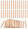 sourcing map Lot de 60 chevilles en bois - 10 x 80 mm - Extrémités biseautées - Pour le travail du bois, meubles, étagères