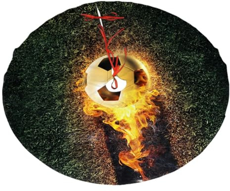 Base per albero di Natale a forma di palla da calcio, resistente, per Natale, Halloween, eventi, spettacolo, decorazione da 76,2 cm