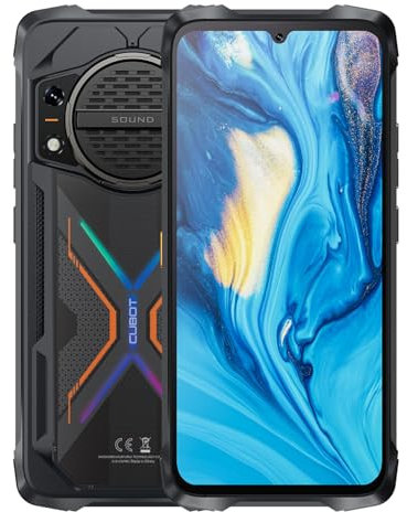 Cubot Kingkong Power 3 - Smartphone de 6.72 FHD+ 120Hz, 12GB (6GB+6GB Ext.) RAM y 256GB ROM, Cámara Principal 100 MP, Batería 10200mAh, Android 14, Procesador Helio G99 Octa-Core, Color Negro.