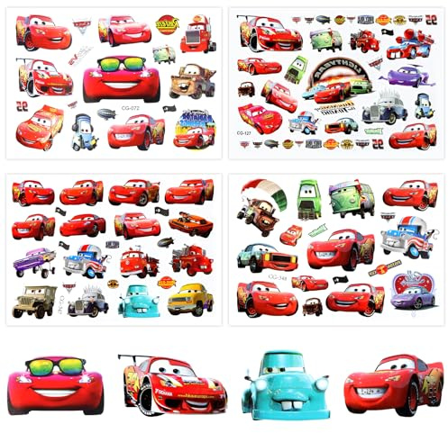 4 Blätter Tattoo Kinder Tattoo Kinder,4 Sheet Temporäre Tattoos Set,Wasserdichte Kindertattoos Aufkleber, Kinderaufkleber für Jungen Mädchen Geburtstagsfeier Partydekoration Sticker