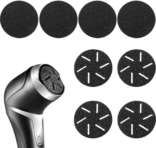 8 PCS Foot Grinding Heads, Electric Foot File Replacement Heads | Foot File Replacement Pads, 60&100 Grit, Wear-Resistant, Hard Skin Remover Foot for Dry Dead Hard Skin Foot Callus Remover
