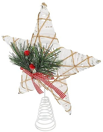Puntale Per Albero Di Natale Stella Decorazione Per Tavolo Da Pranzo Di Natale Alberi Di Natale Decorazioni Natalizie Per Esterni Ghirlanda Puntali Per Albero Di Natale Puntale MAGICLULU