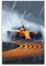 F1-Poster, Formel-Rennwagen, Lando Norris Miami, Cover, Musikposter für Zimmer, ästhetische Leinwand, Wandkunst, Schlafzimmerdekoration, 30 x 45 cm
