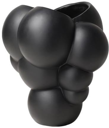 Qerwsdty Ins Nordic Bubble Cloud Vase Handarbeit Dekoration Vase Schwarz