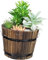 GALPADA macetero de Boca Plana Home Decor decoração casa Decoración para Bar Decoración de Room Decor en Niveles estofado Decoración del hogar Barril Redondo de Madera Brown