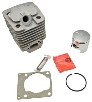 NKCVEZBW Compatible avec Le Bloc-Cylindre-Piston de tronçonneuse G3800 de 39 mm, Le Groupe 3800 Sumo SML348CHN, Compatible avec Les scies Zenoah Komatsu TOPSUN Alpina ANOVA de 38 cm³(One Ring)