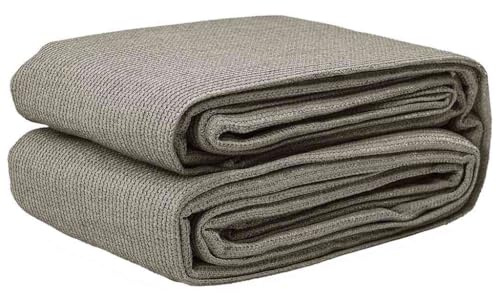 vidaXL Zeltteppich Hellgrau 300 x 250 cm Polyethylen | Super leicht und einfach zu transportieren, Wasser- und UV-beständiger Polyester,