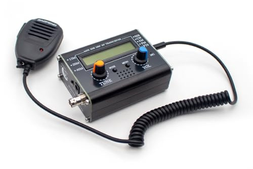 Toplionace Ricetrasmettitore Qrp Hf a 3 Bande USDX - Radio Portatile a Onde Corte 40 M/20 M/15 M con Microfono Portatile