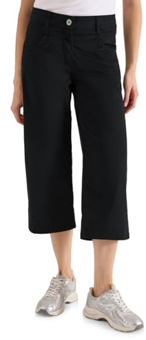 Cecil Damen High Waist Flared Leg Hose im Loose Fit 3818128