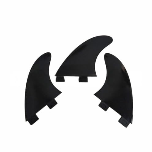 Aileron de queue en plastique for planche surf, aileron fibre verre Palmes de surf et accessoires(Black)