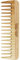 TEK - Pettine Piccolo a Denti Radi in Legno di Frassino, Handmade in Italy, per Capelli Mossi o Ricci, Districante