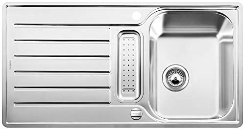 Blanco 517281 Fregadero de cocina de acero inoxidable, Armario bajo de 50 cm