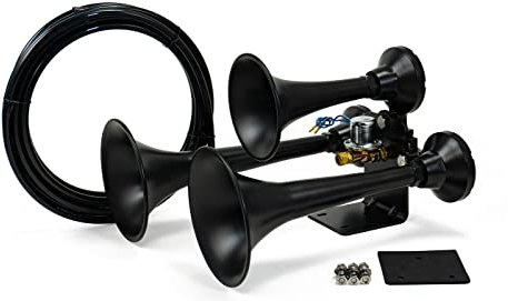 HornBlasters Outlaw Super Loud Black Train Horn