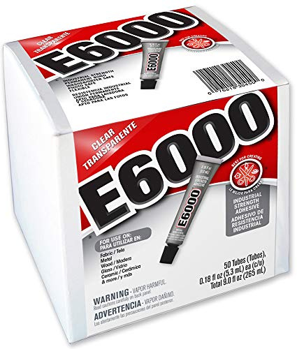 E6000 230450 Craft Adhesive, 0.18 fl oz, 50 Piece Box