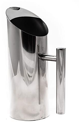 Stainless Steel Water Jug | Modern design with easy-pour lip | Reflects heat and keeps drinks chilled | From Jean Patrique