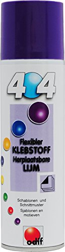 ODIF 43156 404 Colle en Spray, Acier Inoxydable/Plastique, incolore, 5,5 x 5,5 x 20 cm