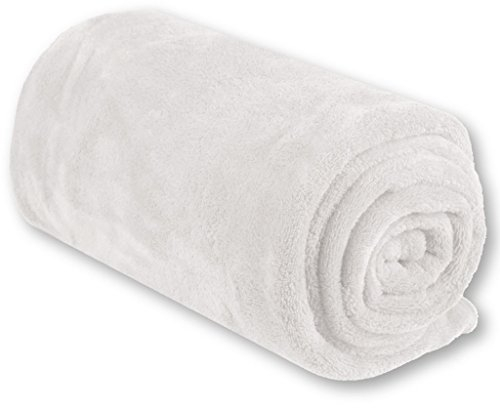 Bestgoodies Babydecke in 60x80 cm - Weiß, Kleinkinddecke Schmuse- und Krabbeldecke nach ÖKO-TEX Standard 100 Klasse 1 gefertigt