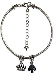 SexyJewels-Co-Uk Queen of Spades Fußkettchen/Fußkettchen/Fußkettchen/Armband/Style 7
