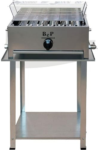 BeP Barbecue Gas Acciaio Inox 100% Made in Italy Artigianale 1 Fuoco