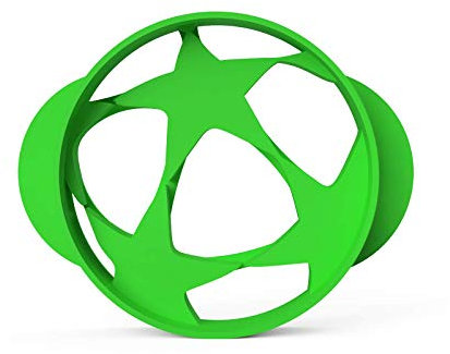 Fußball Keksausstecher Jungs Fussball Ausstecher │ inkl. 2 Rezepten │ Bio-Kunststoff │Made in Germany │ Fussball Feld Ball Trikot Ausstechform Kindergeburtstag für Tortendeko (Fußball Champion klein)